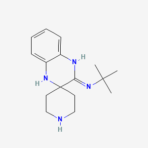 Структурная формула Liproxstatin-1 analog, CAS 1170643-61-4, формула C16H24N4