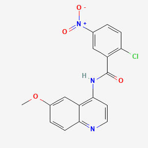 Структурная формула SR 16832, CAS 2088135-12-8, формула C17H12ClN3O4