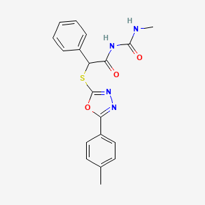 Структурная формула STING Agonist C11, CAS 875863-22-2, формула C19H18N4O3S