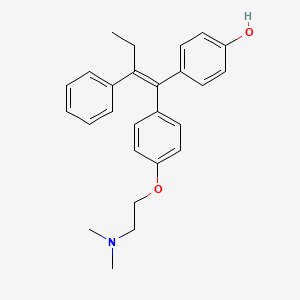 Структурная формула (Z)-4-hydroxy Tamoxifen, CAS 68047-06-3, формула C26H29NO2