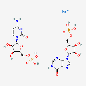 Структурная формула Polyinosinic-polycytidylic acid sodium, CAS 42424-50-0, формула (C10H13N4O8P)X.(C9H14N3O8P)X.XNa