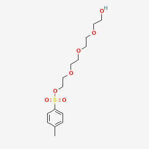 Структурная формула Tetraethylene glycol monotosylate, CAS 77544-60-6, формула C15H24O7S