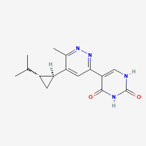 Структурная формула LY-3475070, CAS 2375815-63-5, формула C15H18N4O2