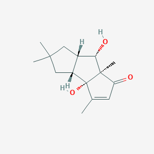 Структурная формула Antrodin A, CAS 656830-24-9, формула C19H22O4