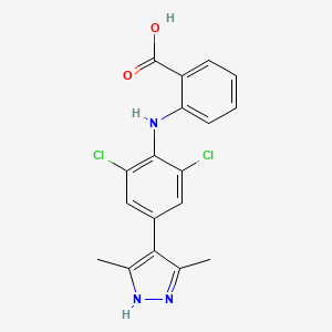 Структурная формула MUN36378, CAS 2243736-37-8, формула C18H15Cl2N3O2