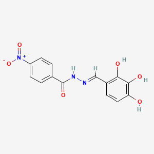 Структурная формула Benitrobenrazide, CAS 2454676-05-0, формула C14H11N3O6