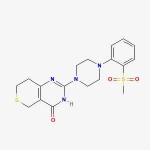Структурная формула G244-LM, CAS 1563007-08-8, формула C18H22N4O3S2