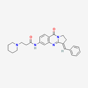 Структурная формула DL5H3, CAS 90263-34-6, формула C26H28N4O2
