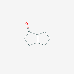 Структурная формула 2,3,5,6-tetrahydropentalen-1(4H)-one, CAS 10515-92-1, формула C8H10O