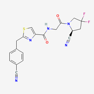 Структурная формула BR-103354, CAS 2505339-87-5, формула C19H15F2N5O2S