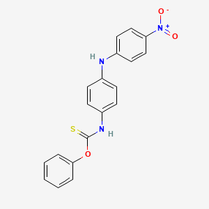Структурная формула Phenithionate, CAS 83538-74-3, формула C19H15N3O3S