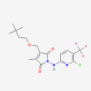 Структурная формула felezonexor（SL-801）, CAS 1076235-04-5, формула C18H21ClF3N3O3