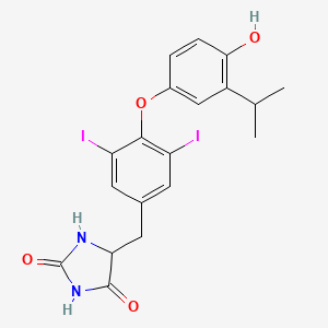 Структурная формула CO23, CAS 1370363-74-8, формула C19H18I2N2O4