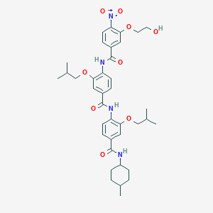 Структурная формула ERX-41, CAS 2440087-54-5, формула C38H48N4O9