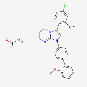 Структурная формула IGUANA-1, CAS 2756014-25-0, формула C27H26ClN3O4