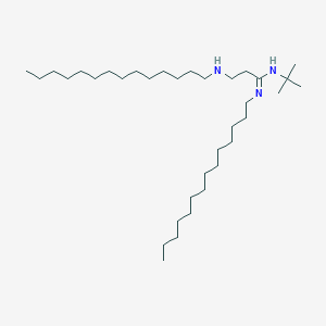 Структурная формула CLONfectin（Vectamidine,DiC14 amidine), CAS 105488-80-0, формула C35H73N3