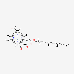 Структурная формула Bacteriopheophytin, CAS 17453-58-6, формула C55H76N4O6