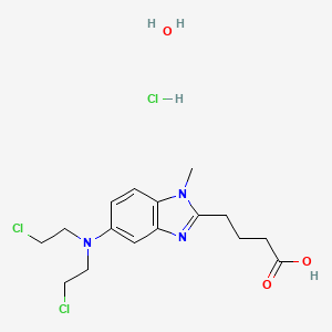 Структурная формула Bendamustine HCL Monohydrate, CAS 1374784-02-7