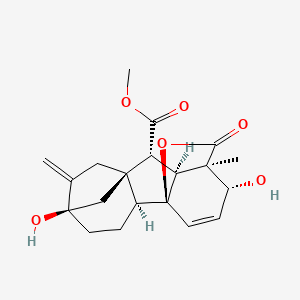 Структурная формула Gibberellin A3 methyl ester, CAS 510-50-9, формула C20H24O6