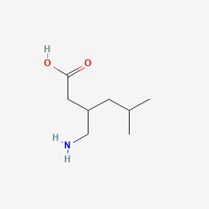 Структурная формула (R)-Pregabalin, CAS 148553-51-9, формула C8H17NO2
