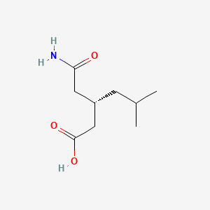 Структурная формула Pregabalin Impurity 10, CAS 181289-34-9, формула C9H17NO3