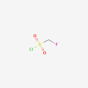 Структурная формула Fluoromethanesulfonyl chloride, CAS 42497-69-8, формула CH2ClFO2S
