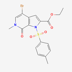 Структурная формула CPD1639-A5, CAS 1445993-96-3, формула C18H17BrN2O5S