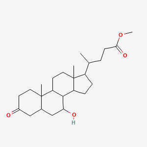 Структурная формула Methyl 7α-Hydroxy-3-ketocholanoate, CAS 14773-00-3, формула C25H40O4