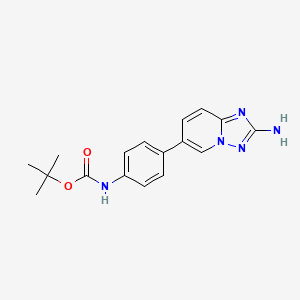 Структурная формула CPD101507-A1, CAS 1309593-62-1, формула C17H19N5O2