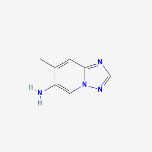 Структурная формула CPD2810-A4, CAS 2172466-50-9, формула C7H8N4