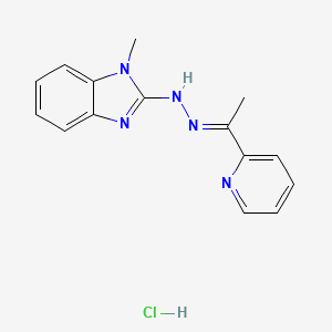 Структурная формула SI-2 (hydrochloride), CAS 1992052-49-9, формула C15H16ClN5