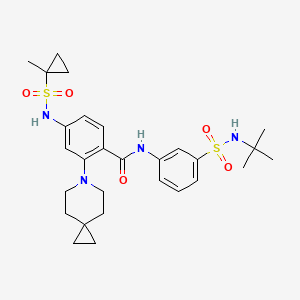 Структурная формула KIF18A-IN-3, CAS 2600577-49-7, формула C28H38N4O5S2