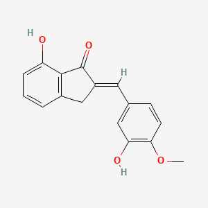Структурная формула TNF-α-IN-9, CAS 2054199-25-4, формула C17H14O4