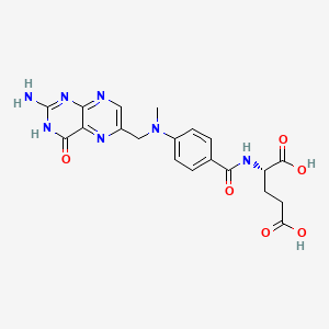 Структурная формула n10-methylfolic acid, CAS 2410-93-7, формула C20H21N7O6