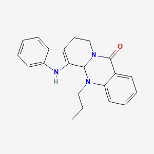 Структурная формула Tubulin inhibitor 35, CAS 2247047-77-2, формула C21H21N3O