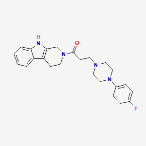 Структурная формула ROS inducer 1, CAS 2921602-31-3, формула C24H27FN4O