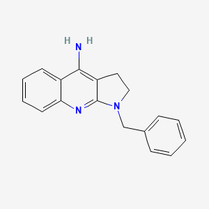 Структурная формула Anticancer agent 129, CAS 135882-37-0, формула C18H17N3