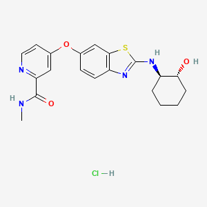 Структурная формула Sotuletinib HCl, CAS 2222138-31-8, формула C20H23ClN4O3S
