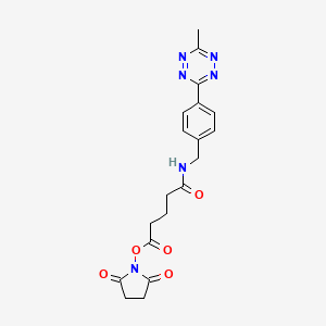 Структурная формула Bz-(Me)Tz-NHS, CAS 1454558-58-7, формула C19H20N6O5