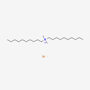 Структурная формула Di-n-decyldimethylammonium Bromide(DDAB), CAS 2390-68-3, формула C22H48BrN