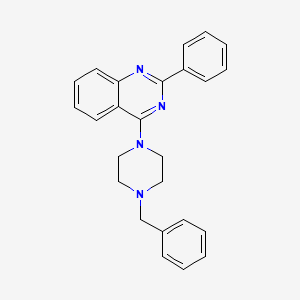 Структурная формула AChE/Aβ-IN-5, CAS 181114-32-9, формула C25H24N4