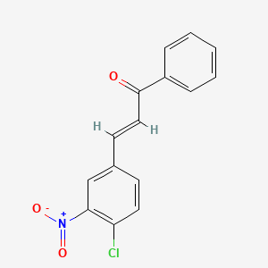 Структурная формула p38-α MAPK-IN-6, CAS 29368-40-9, формула C15H10ClNO3