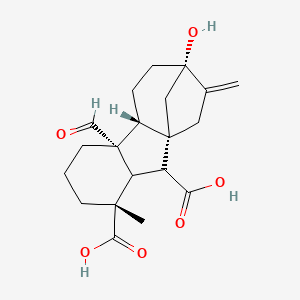 Структурная формула Gibberellin A19, CAS 6980-44-5, формула C20H26O6