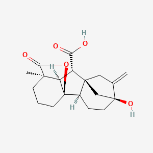 Структурная формула GIBBERELLIN A20, CAS 19143-87-4, формула C19H24O5