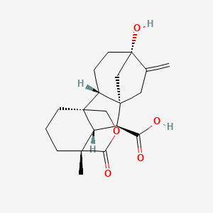Структурная формула Gibberellin 44, CAS 36434-15-8, формула C20H26O5