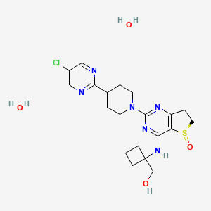 Структурная формула Nerandomilast dihydrate, формула C20H29ClN6O4S