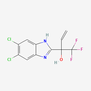 Структурная формула (+)-JNJ-37654032, CAS 944919-15-7, формула C11H7Cl2F3N2O