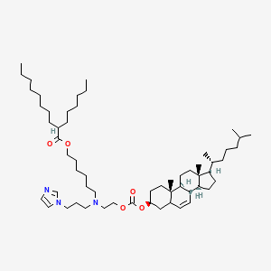 Структурная формула Lipid CS22021, формула C58H101O5N3