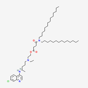 Структурная формула HCQ Lipid 4(HCQ-4), формула C50H87O3ClN4