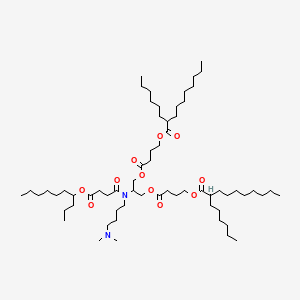 Структурная формула Tidal Lipid 40, формула C63H118O11N2